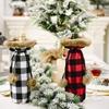 Cozy And Festive Checkered Wine Bottle Bag Ideal For Holiday Parties Gatherings And