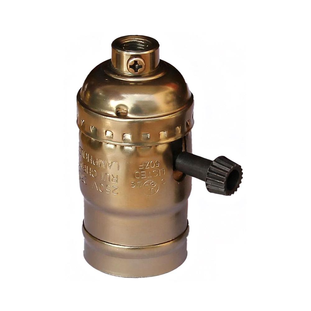 Decorative 3-Way Lamp Dimmable Retro Turn Knob Vintage E26 Base Home Decor