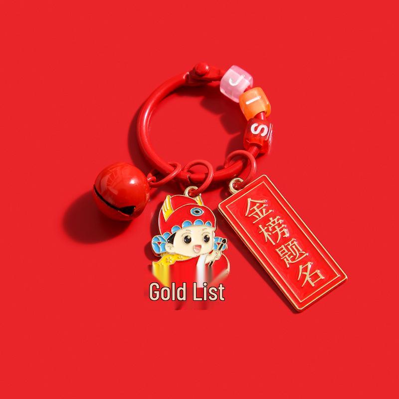Exam Success Keyring Pendant: Good Luck Charm for Students