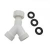 3 Ways Connector 3/4'' Y Splitter Connector Plastic Y-piece Duct Hose Connector