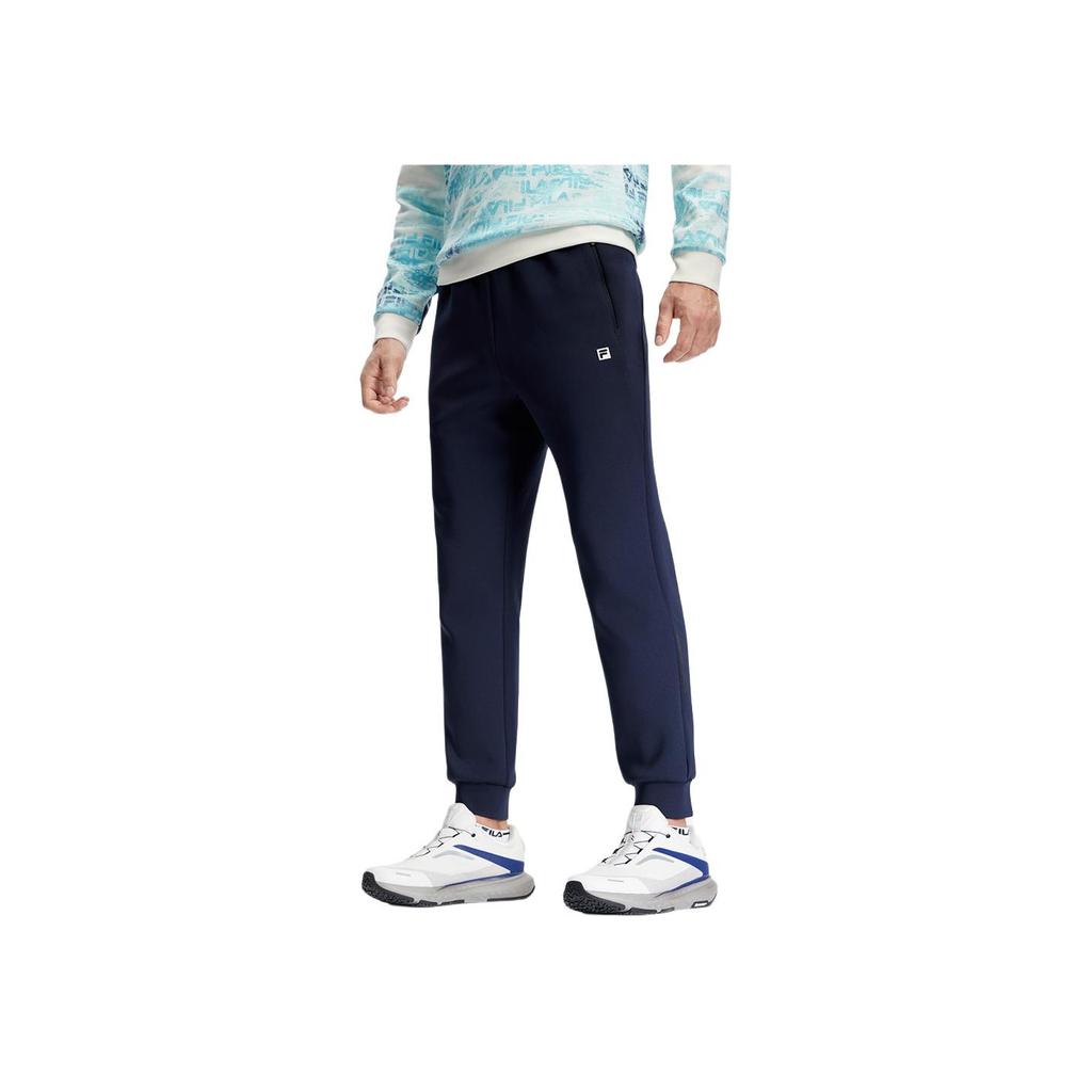 New FILA Fitness Knitted Sweatpants Men's Navy Blue A11M411604FNV