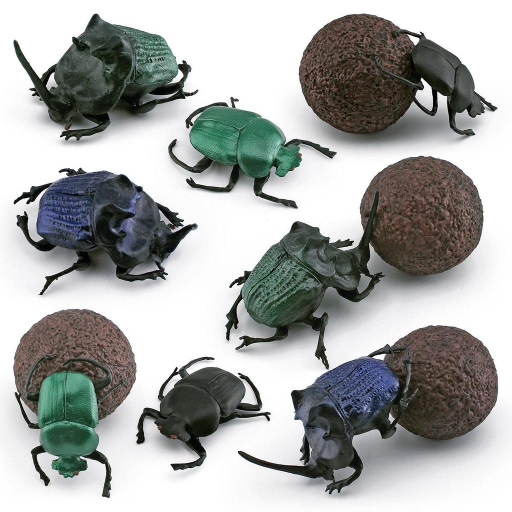 Cross-Border Insect Wildlife Dung Beetle Model: Children's Cognitive Sand Table Decoration
