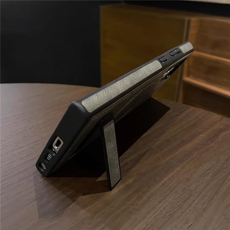 Custodia Portafoglio Pieghevole Magnetica in Pelle di Lusso per Samsung S24 Ultra S23 Plus S22 Ricarica Wireless Antiurto Cover Posteriore Morbida