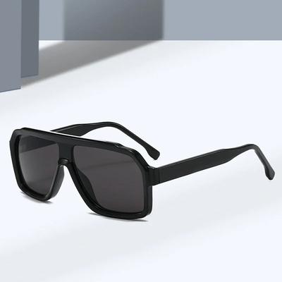 Gafas de Sol Pilot Retro Oversize para Hombre Moda Degradado para Mujer Lentes de Sol de Lujo UV400 Cuadradas para Conducir al Aire Libre