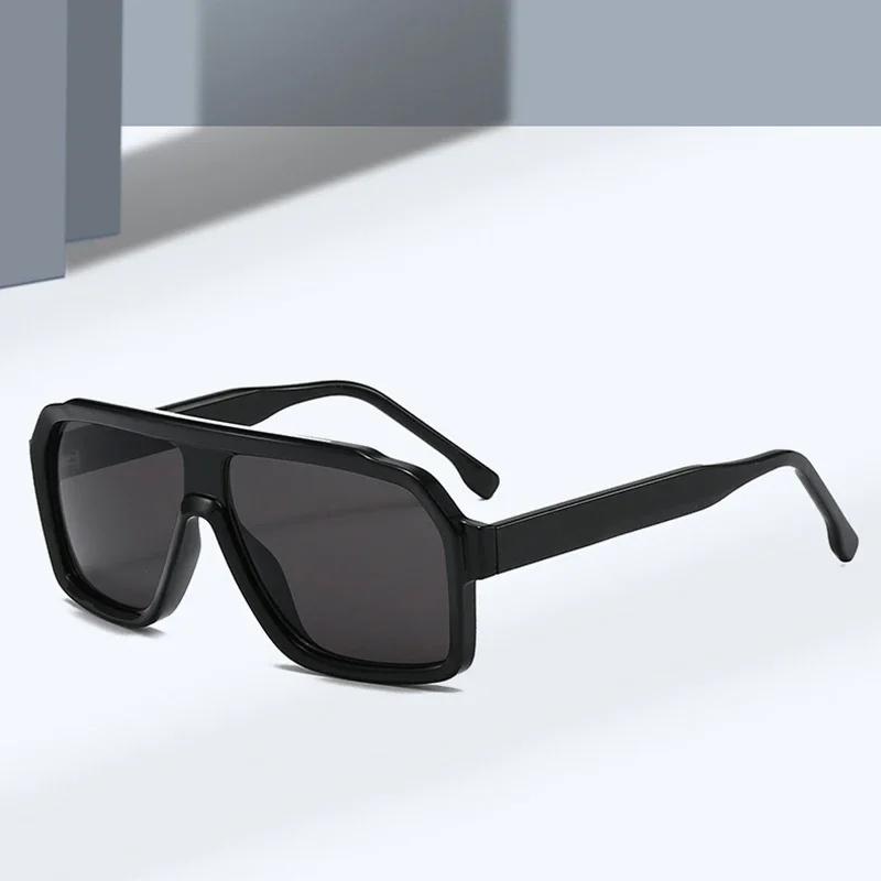  Oversized Retro Men Pilot Sunglasses Fashion Gradient Women Luxury Shades UV400 Outdoor Driving Square Sun Glasses