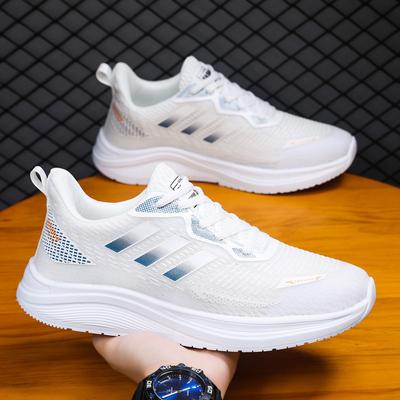 Summer Men's Sports Shoes Mesh Breathable Really Explosive Casual Running Shoes Luminous Soft Sole Soft Surface Lightweight Men's Shoes