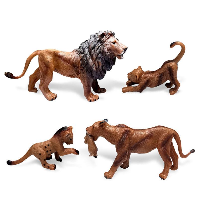 Figure Lion Action Cartoon Model Toy Decoration Doll Children Ornament Gifts