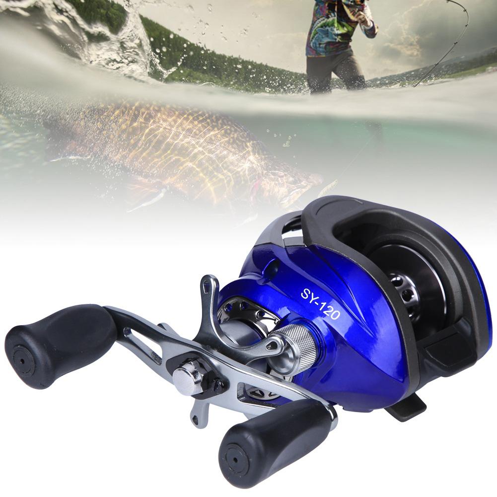14 Axles Casting Reel Long Shot Anti Explosive Line Magnetic Force Brake Fishing Wheel Tackle(Left hand )