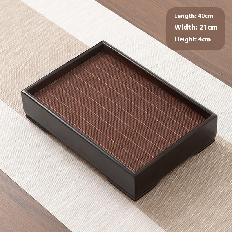 GIANXI Home And Kitchen Tea Tray Portable Dishes For Tea Ta Kawi Bamboo Rectangle Wooden Tray For Chaban Tea Table Serving Trays