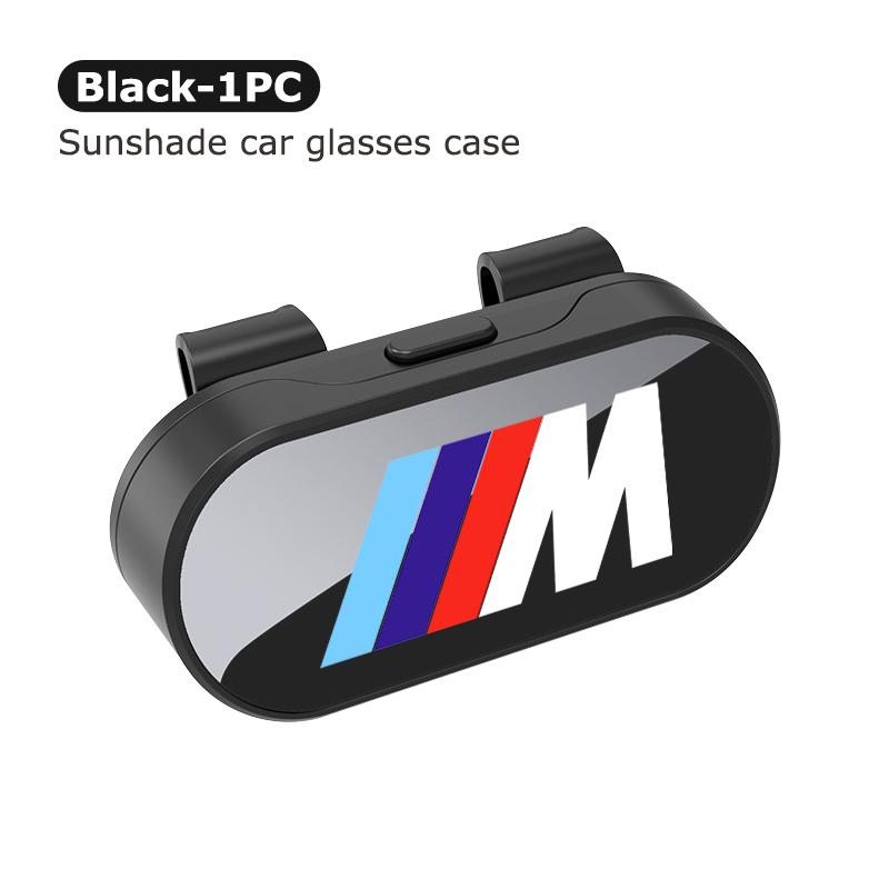 BBKN7 Car Sun Visor Glasses Holder Eyeglasses Storage Protective Case For BMW M Performance Alpina M3 M5 M6 X1 X3 X4 X5 G20