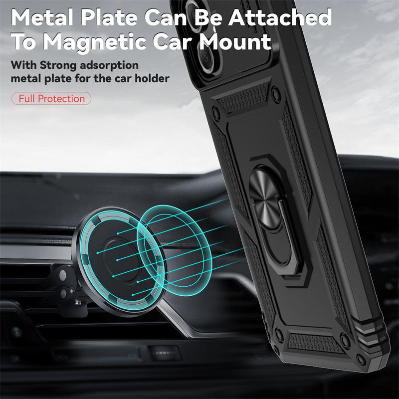 Funda For Samsung Galaxy A06 Case Slide Lens Protect Shockproof Armor Phone Case for Sumsung A06 A 06 GalaxyA06 6.7" Back Cover