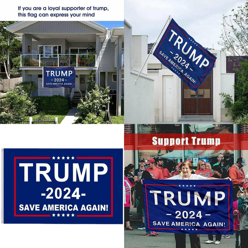 Flag 2024 Trump 3x5 Outdoor Indoor   Save America Again Flag Garden Decoration