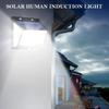 Solar Outdoor Light 468LED PIR Motion Sensor with 3 Modes Waterproof Wall Mounted Suitable for Courtyard Corridors and Garages