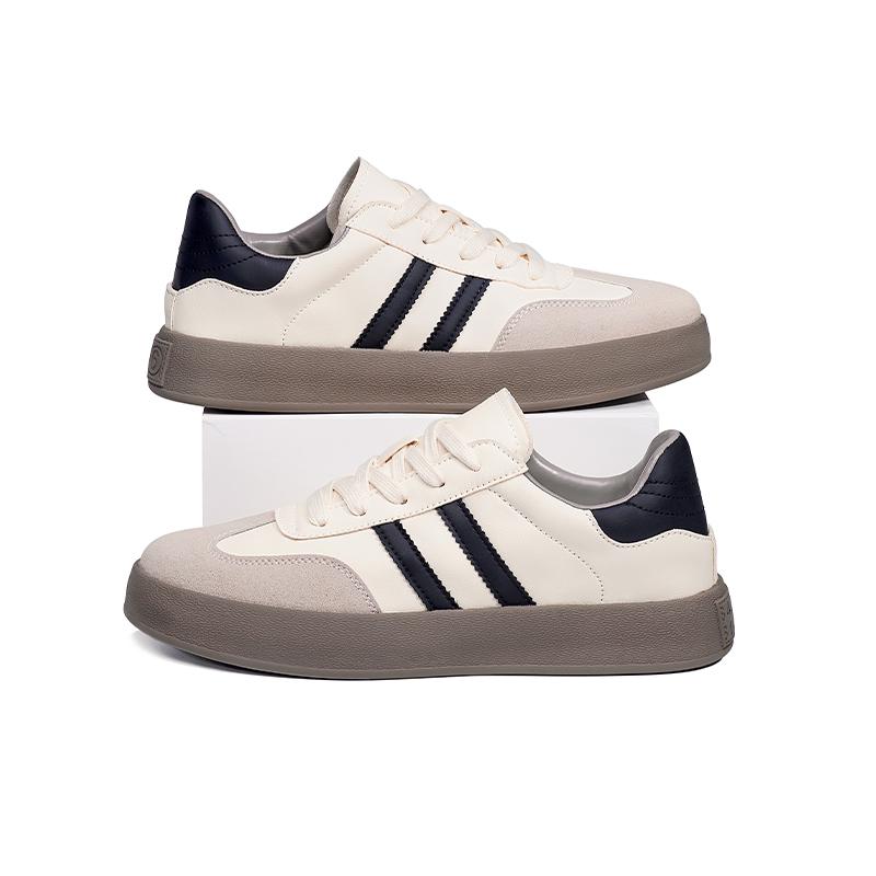 

Бренд Ручная работа Мужские кроссовки Натуральная кожа Мужские Универсальные Туфли на платформе На шнуровке Мужская обувь Мужская Повседневная Удобная Обувь для скейтборда 43 черный белый