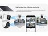 ICSee Dual-Lens PTZ WiFi Solar Camera: 10X Zoom, Low Power, Cross-Border Monitoring