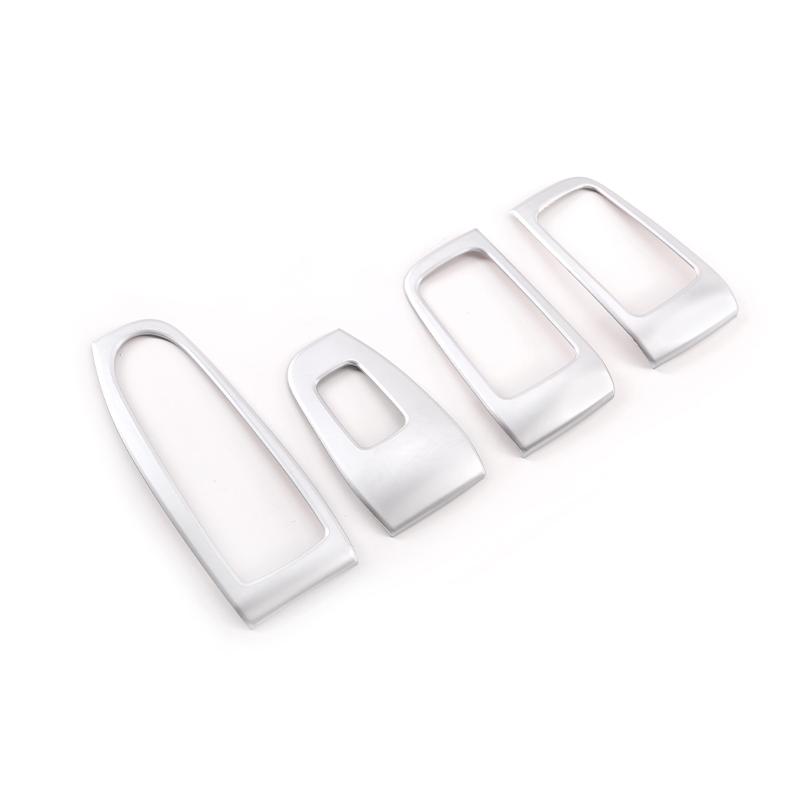 ABS Silver Bil Dörr Fönsterglas Lyftknapp Ram Cover Trim Dekaler För Mercedes-Benz S-klass W222 2014-2020 Bil Tillbehör