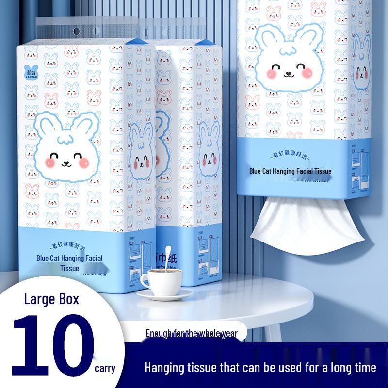 

Синяя кошка ткань: Упаковка из 10 рулонов бытовых бумажных полотенец, большие рулоны туалетной бумаги и салфетки для рук. 1 Pack [Trial Pack]