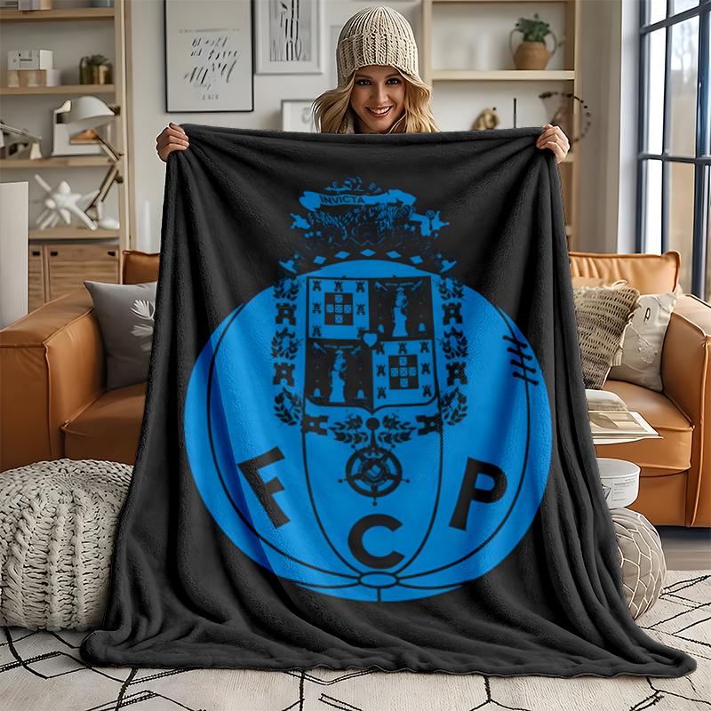 FC Porto Ultra Soft Flannel Throw Blanket Warm Cozy Blanket for Bed Couch or outdoor best gift