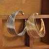 1PC Retro Gold Multi Layer Open Wide Cuffs Women's Punk Metal Adjustable Personalized Bracelet Jewelry Outdoor Party Gift-5034
