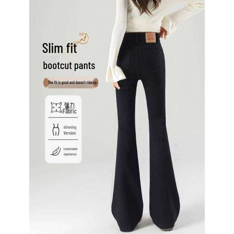 Women s Fall 2026 High-Waisted Slim Flared Jeans, Light Wash for Petite Figures 30