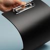 7 Pieces Black Plastic Clipboards And A4 Clipboard Folders, Essential Supplies for Offices And Classrooms
