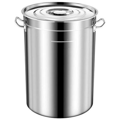 ZISIZ 304 Stainless Steel Deep Stockpot with Lid