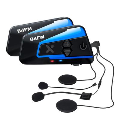 Casco Bluetooth Simultaneo per Moto FM Musica Siri IP67 Antipolvere e 21 Ore di Conversazione Continua Smartphone Include Due Set di Istruzioni Giapponesi