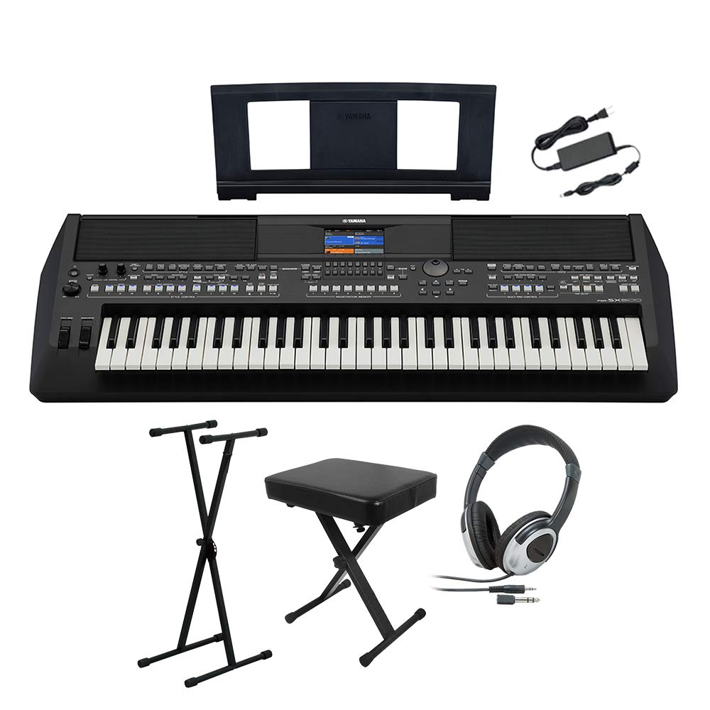 

YAMAHA PSR-SX600 X standX chairheadphone set 61 keys keyboard Yamaha