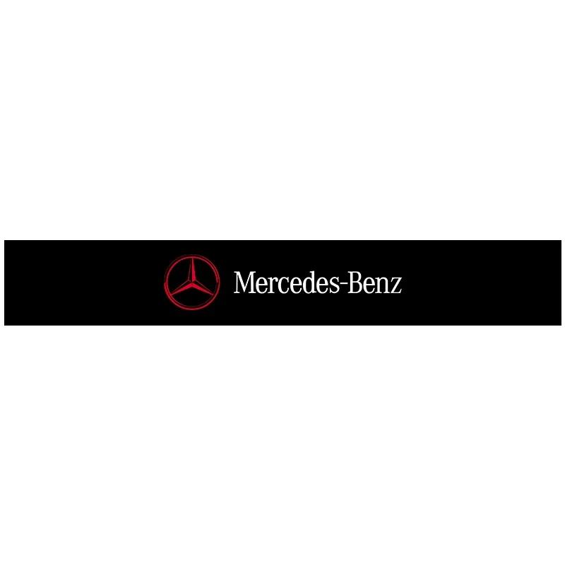AABIE1 Car Sunshade Stickers Auto Front Windshield Decorative Decals Caps For Mercedes Benz AMG W204 W213 W205 W211 W212 W176