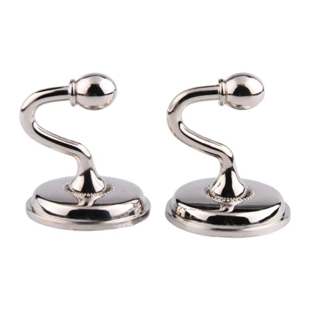 2pcs Zinc Zinc Zinc Alloy Tieback Wall Hooks Vintage Wall Hat Coat Hangers  for Bedroom Dormitory