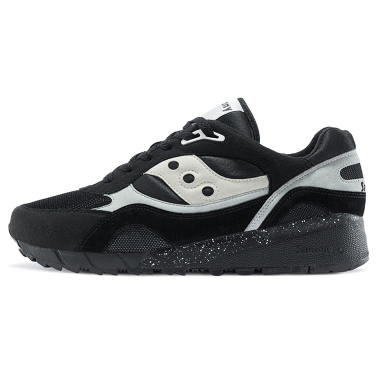 Saucony Shadow 6000 Classic Retro EVA Cushioning Non-Slip Wear-Resistant Breathable Low-Top Casual Running Shoes Men sneaker Black White S79008-7