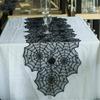 Halloween Spider Web Table Runner Black Lace Tablecloth Halloween Table Decor Festival Party Supplies
