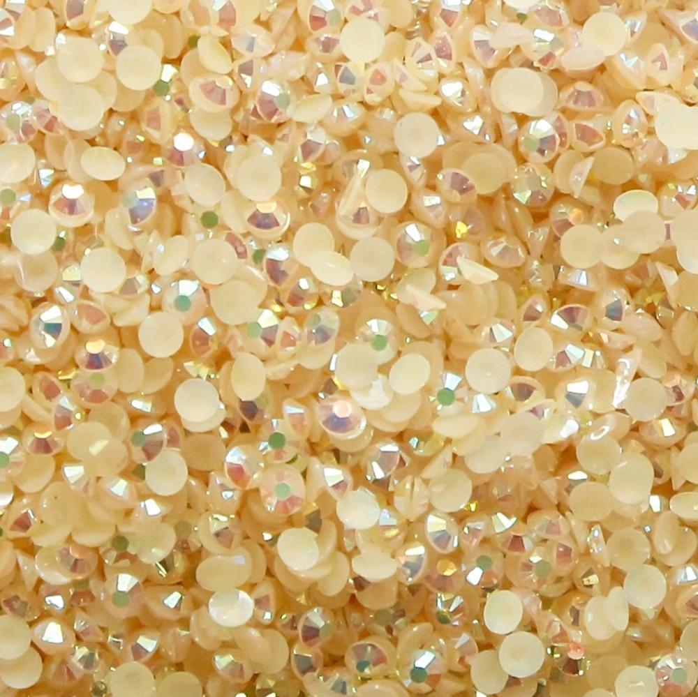 5000pcs 5mm Jelly ab Flatback Resin Rhinestones Small Package Non-hotfix Rhinestonesfor DIY Crafts