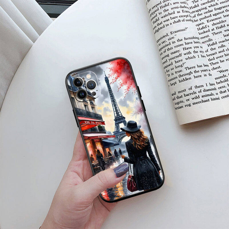 MH128 Paris Eiffel Tower Case for Samsung A06 A35 A25 A24 A15 A05S A05 M55 M35 M15 A02 A12 A13 A10 A16 A20 A30 A22 A31 A32 A33 A42 A50