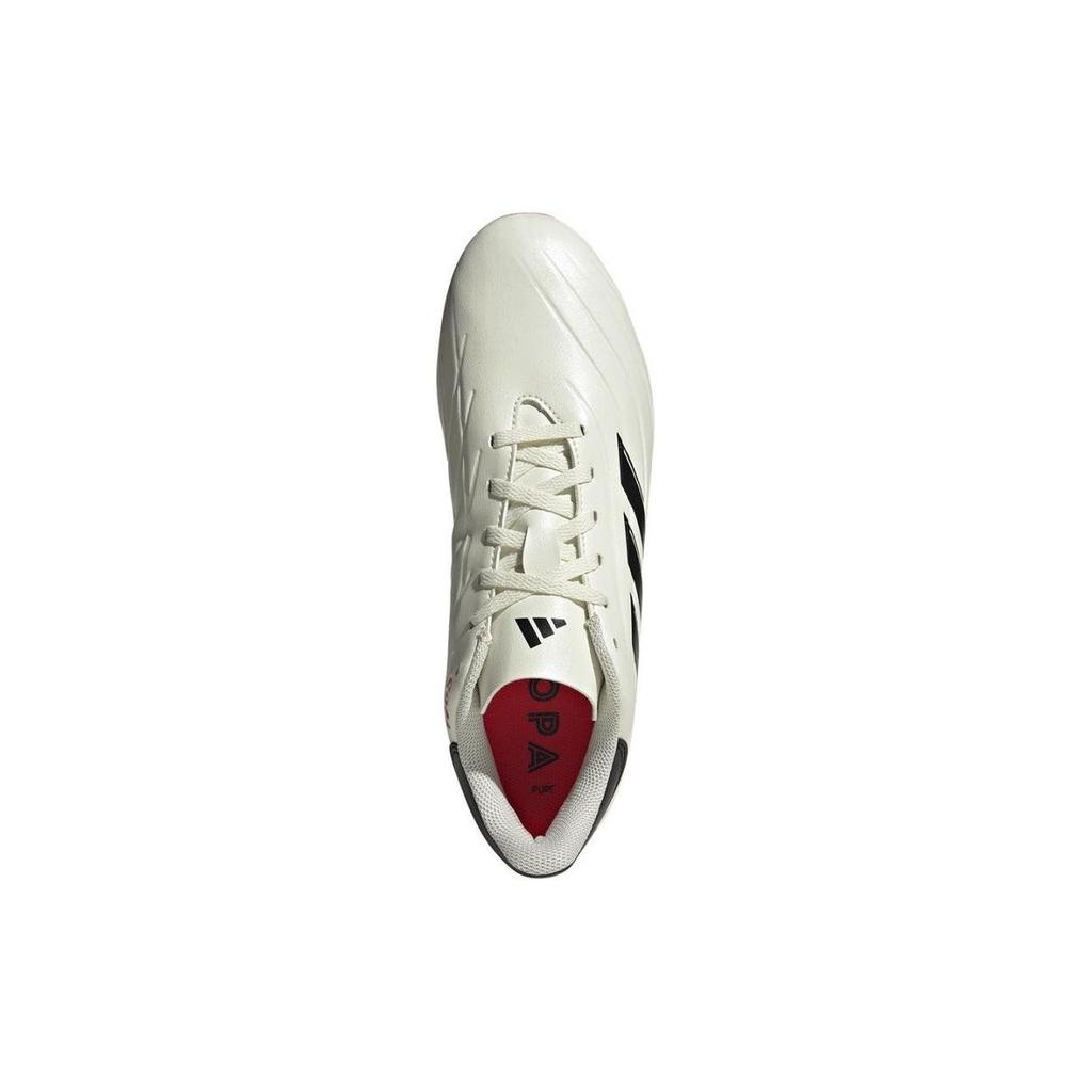 Adidas Copa Pure 2 Club Al1 Round Toe Lace-Up Ag (Rubber Short Studs) Slip-Resistant Durable Soccer Shoes Unisex Soccer Shoes White Black Red IG1099