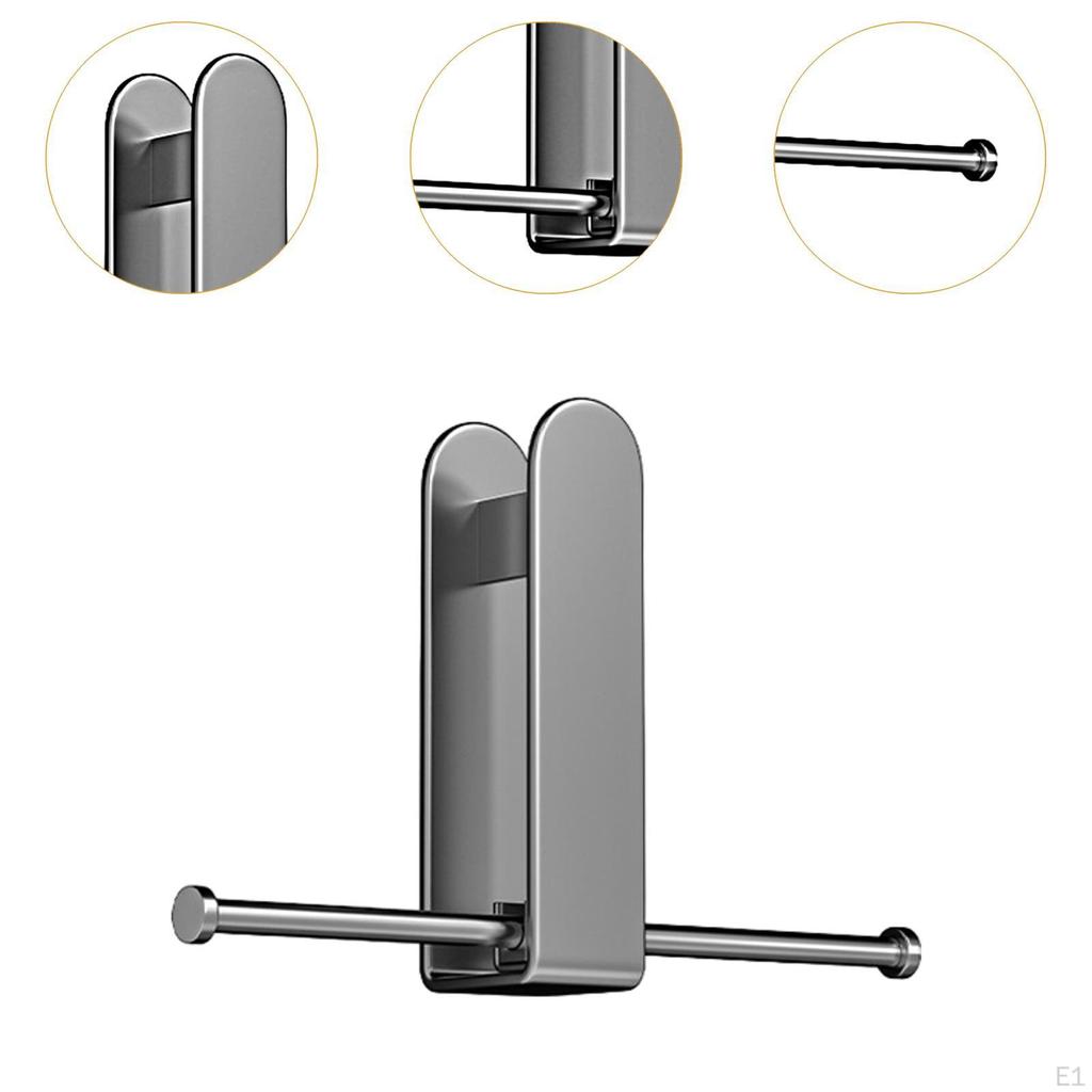 Hanger Organizer Stacker Clothes Holder Wall Mounted Multifunctional Space Saver Rack