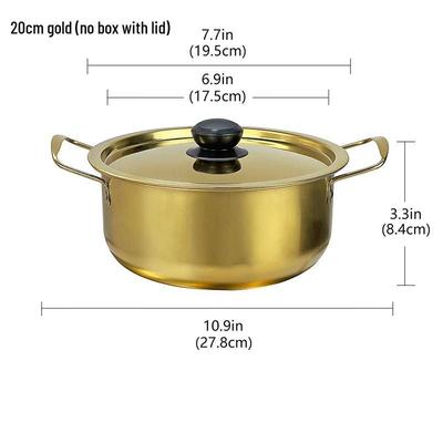 Yoshida Craftsman 20cm 304 Stainless Steel Noodle & Soup Pot with Lid