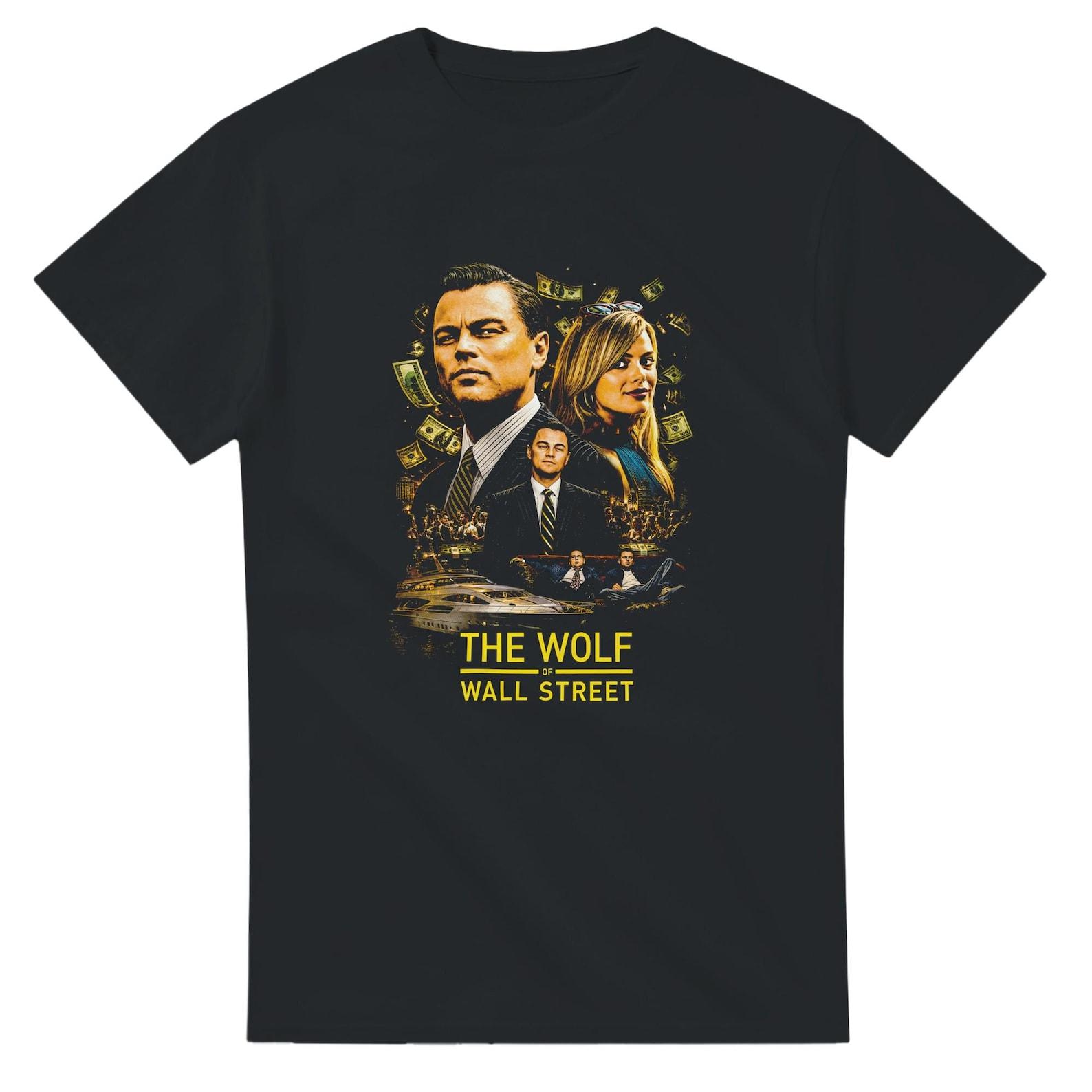 Wolf of Wall Street Halftone Heavyweight Unisex Crewneck T shirt | Gildan® 5000 S