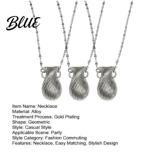 Anniversary Gift Jewelry Bouquet Necklace with Creative Vase Pendant DIY