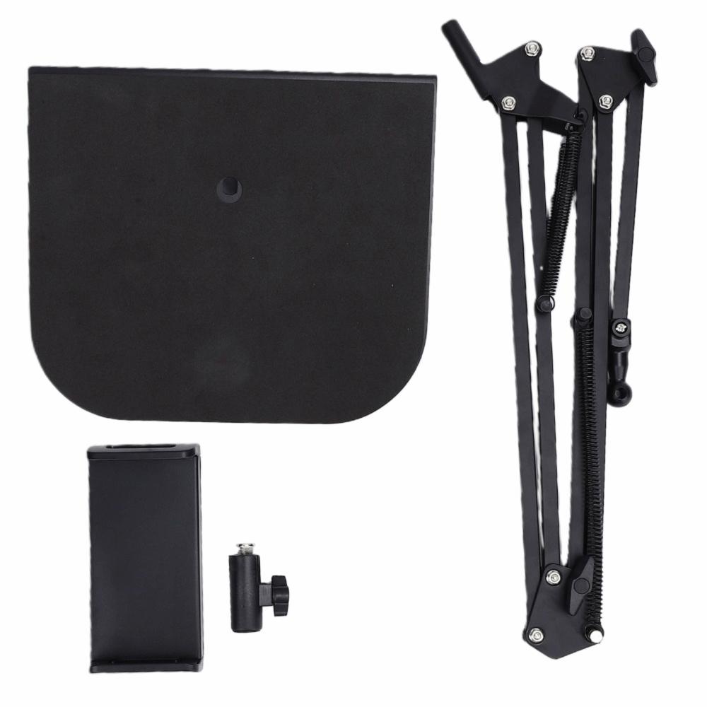 Carbon Steel Alloy Tablet Stand 360 Degree Rotatable Universal Tablet Holder Desk Setup