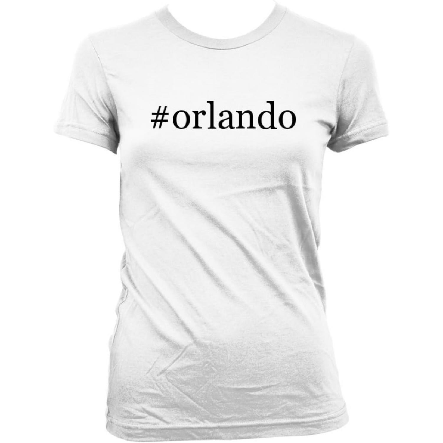 

#Orlando - Hashtag Funny American Apparel Juniors Cut Women s T-Shirt XXXXXL білий