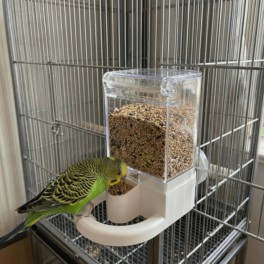 Universeller Automatischer Vogeltränke Große Kapazität Vogel-Futterbehälter Käfigzubehör