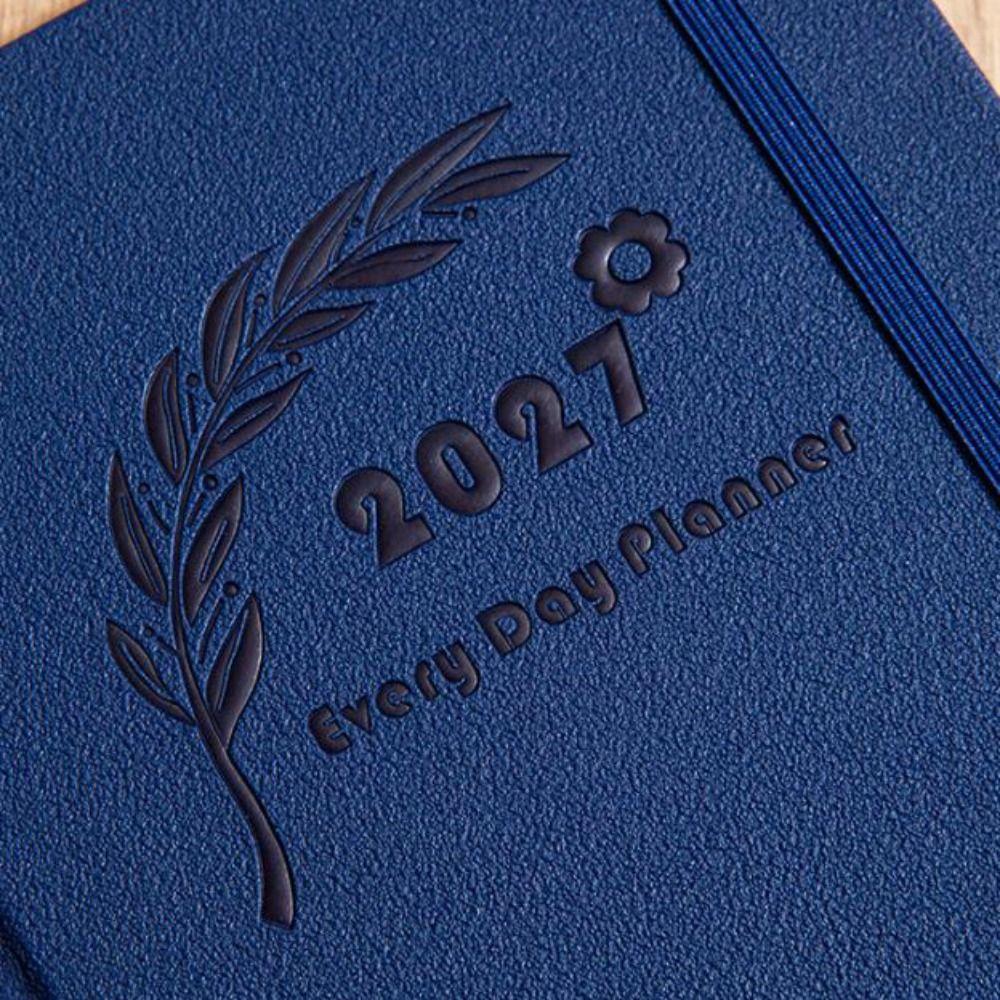 English A5 Agenda Planning Notebook Wear-resistant Office Work Planner Diary Writing Pads Student