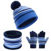 Kids Winter Warm 3-Piece Set: Knit Hat Scarf Gloves Boys Girls - Acrylic Sweet Style Letter Print