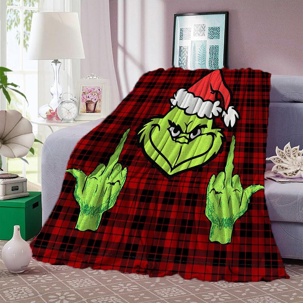Christmas Blanket. Universal Blanket For The Whole Family. A Must-have For Home Parties
