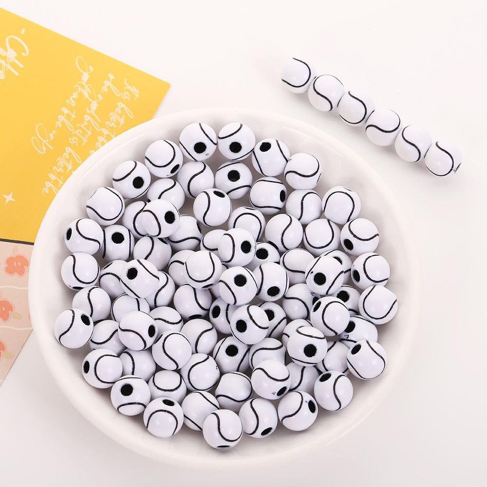 Acrylic Letter Beads for Kids' Jewelry Making – Educational DIY Beading Accessories