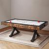 214 cm Air Hockey Table Air Powered Arcade Table Electronic Scorer Pushers