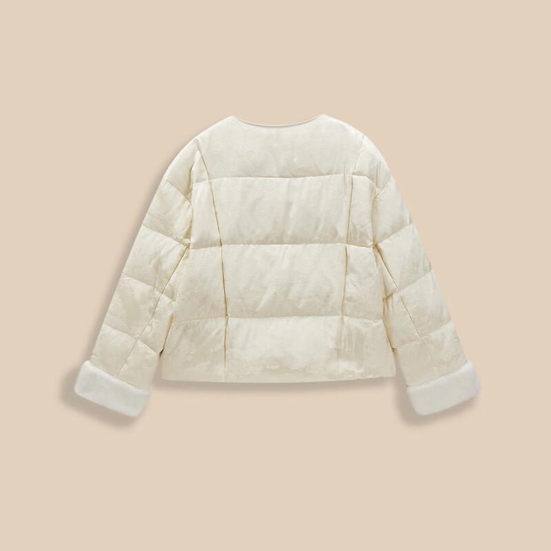 IEF French Style White Duck Down Winter Jacket