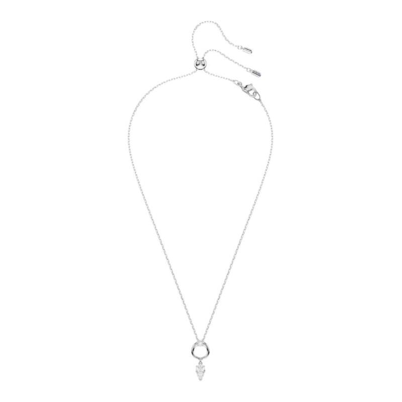 Swarovski Mesmera personalized design zircon necklace women s silver 5723146 серебряный
