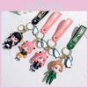Chaveiro Fofo de Desenho Animado Spy Family em PVC Macio Adorável Boneca Anya